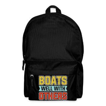 Boote Gut Mit Anderen - Rucksack - Schwarz - Vorne
