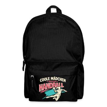 Joueuse de handball mignonne, fille cadeau - Sac à dos - noir - Devant