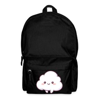 Cuddly Cloud Kawaii Cartoon - Backpack - black - Front