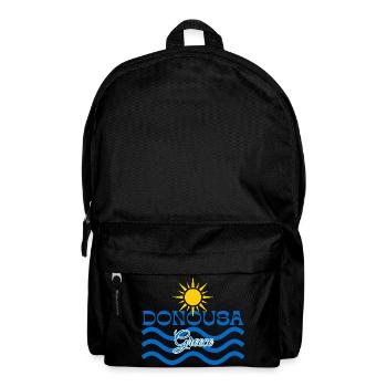 Donousa Griechenland Sonnenwellen - Rucksack - Schwarz - Vorne
