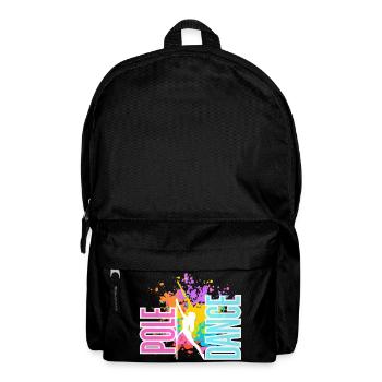 Pole Dance Splash Neon Farben - Rucksack - Schwarz - Vorne