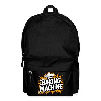 Baking Machine Fun - Rucksack - Schwarz - Vorne