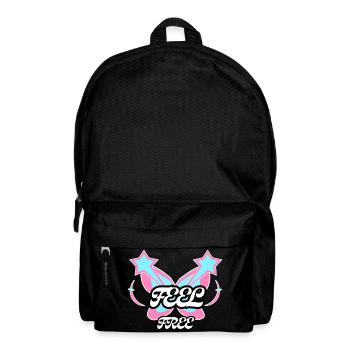 Feel Free Butterfly Emblem - Backpack - black - Front
