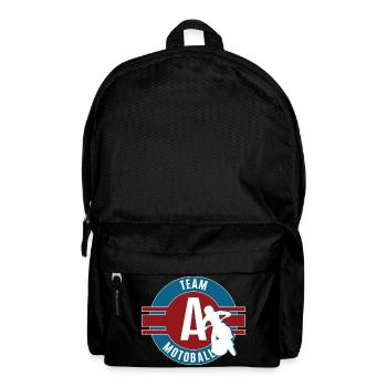 Motoball Was Sonst Motoballer Team A Mannschaft - Rucksack - Schwarz - Vorne