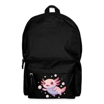 Dessin animé câlin de l’Axolotl à Bulle - Sac à dos - noir - Devant