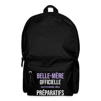 Belle-Mère Officielle — Survivante des Préparatifs - Sac à dos - noir - Devant