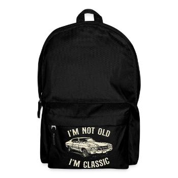 Im Not Old Im Classic Car Dad Humor - Backpack - black - Front