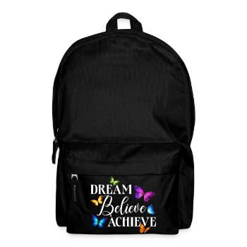 Inspiring Butterfly Monarch Butterfly Garden - Backpack - black - Front
