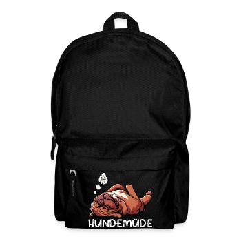 Hundemüde Bordeaux Dogge Bordeauxs Bordeaux Doggen - Rucksack - Schwarz - Vorne