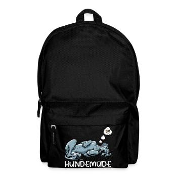 Hundemüde Deutsche Dogge Doggen Doggenbesitzer  - Rucksack - Schwarz - Vorne