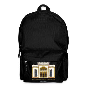 Moldau, Handzeichnung Nationalmuseum Chisinau - Rucksack - Schwarz - Vorne