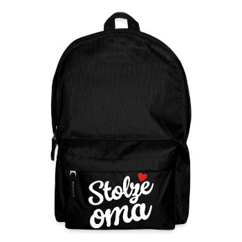 Stolze Oma - Rucksack - Schwarz - Vorne