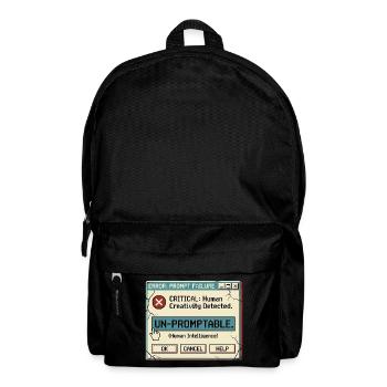 Unpromptable - Backpack - black - Front