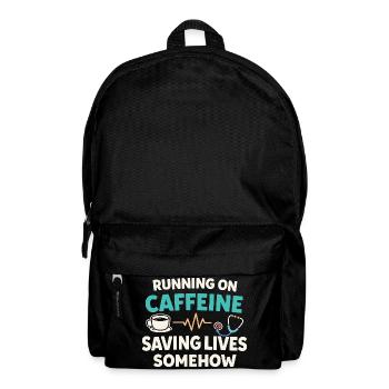 Night Shift Nurse, Tired - Backpack - black - Front