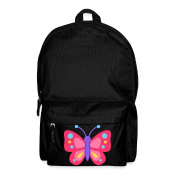 Rêve de papillon coloré - Sac à dos - noir - Devant
