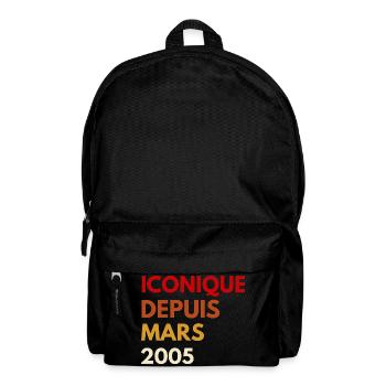 Iconique depuis mars 2005 – Style rétro vintage - Sac à dos - noir - Devant