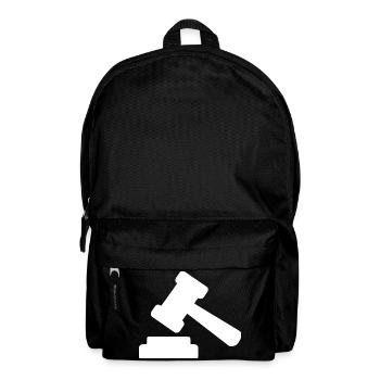 Avocat Droit Droit Avocat Balance Droit Judiciaire - Sac à dos - noir - Devant