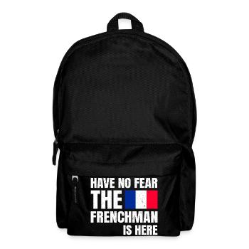 N’aie pas crainte, le Français est là Franzose - Sac à dos - noir - Devant