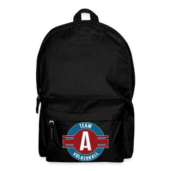 Völkerball Spieler Völkerballer Team A Mannschaft - Rucksack - Schwarz - Vorne