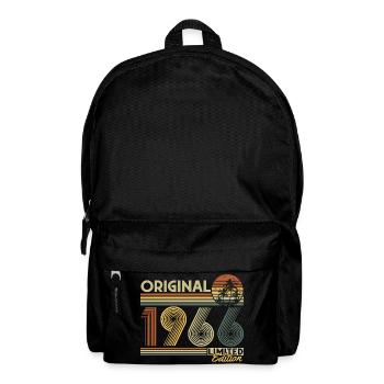 Original 1966 Jahrgang Vintage Retro Geburtstag - Rucksack - Schwarz - Vorne