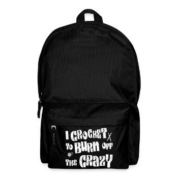 Je crochète pour brûler la folie - Sac à dos - noir - Devant
