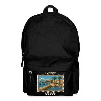Zypern Larnaka Vintage Reisemarke - Rucksack - Schwarz - Vorne