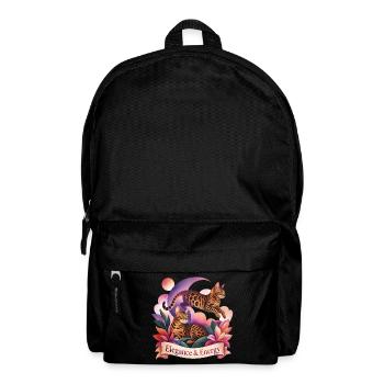 Aesthetic Bengal Cats Art - Backpack - black - Front