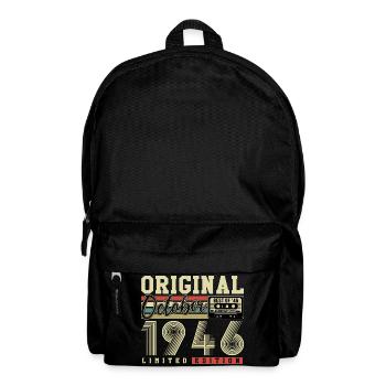 Original October 1946 – 80th Birthday Retro - Backpack - black - Front