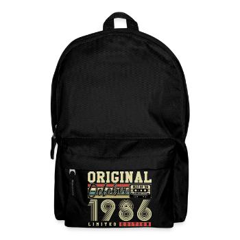 Original October 1986 – 40th Birthday Retro - Backpack - black - Front