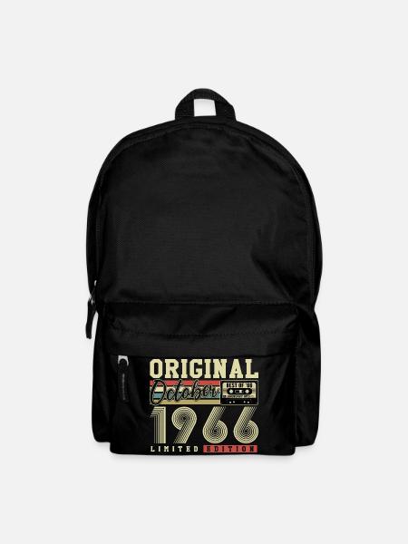 Original Oktober 1966 – 60. Geburtstag Retro - Rucksack - Schwarz