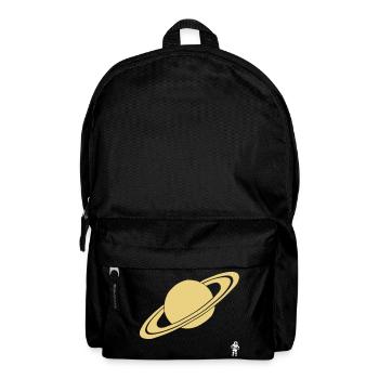 Saturn - Planet - Astronaut - Space - Backpack - black - Front