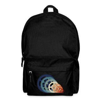 Retro Vintage Radsport Mountainbiking Radsport - Rucksack - Schwarz - Vorne