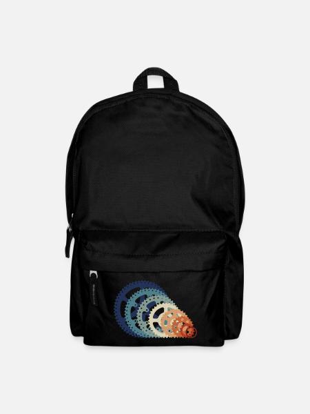 Retro Vintage Cycling Mountain Biking Cycling - Backpack - black