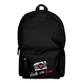 photographe photographie photo appareil photo reflex - Sac à dos - noir - Devant