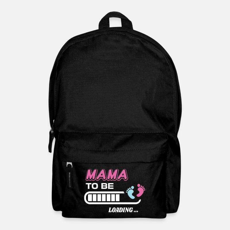 zukünftige Mutter. Warten Sie auf Geburtsgeschenk - Rucksack - Schwarz