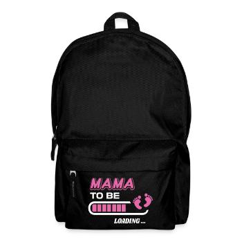 future maman. Patienter cadeau naissance - Sac à dos - noir - Devant