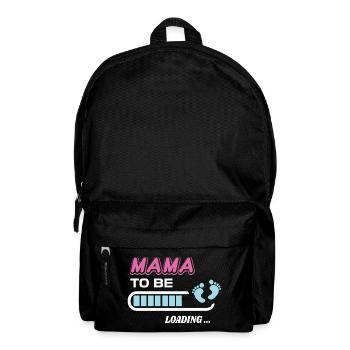 future maman. Patienter cadeau naissance - Sac à dos - noir - Devant