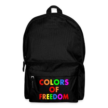 Colors of freedom - Backpack - black - Front