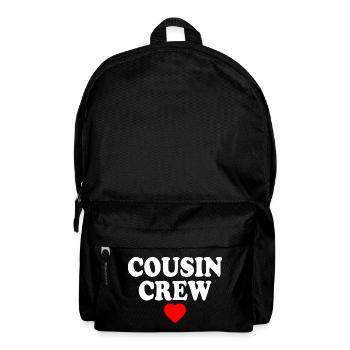 Cousin crew - Rucksack - Schwarz - Vorne