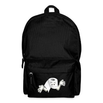 Toilet paper at a loss - Backpack - black - Front