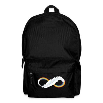 Neurodiversity feather - Backpack - black - Front