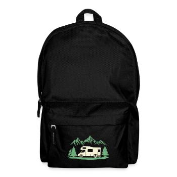 camping car rv park camper - Sac à dos - noir - Devant