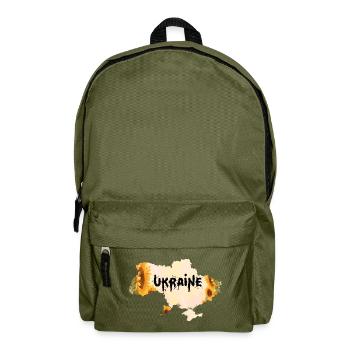 ukraine kiew slava ukraini sonnenblume selenskyj - Rucksack - Olivgrün - Vorne