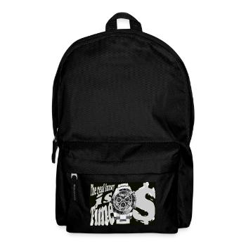 The real luxury is time - Backpack - black - Front