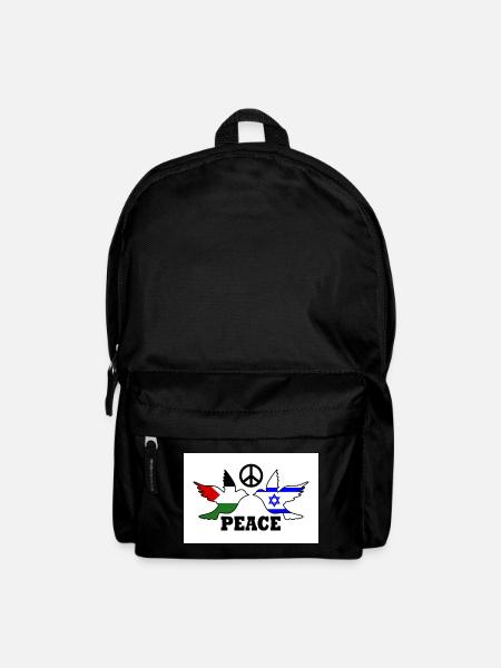 Free Palestine Israel frieden - Rucksack - Schwarz