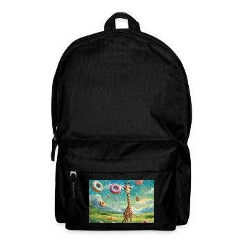 Girafe au pays du lait et du miel - Sac à dos - noir - Devant