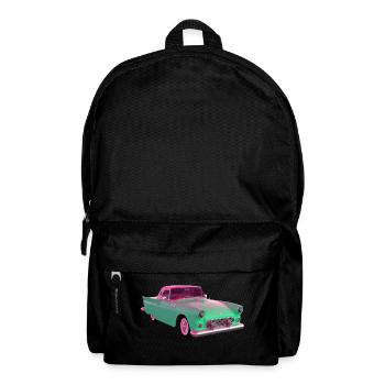 Altes Auto / Oldtimer - Rucksack - Schwarz - Vorne