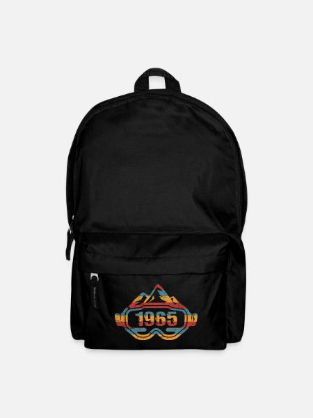 1965 Skier Skier Year of construction Birthday - Backpack - black