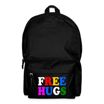 Free hugs - Backpack - black - Front