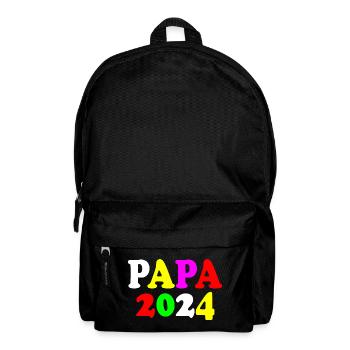 Papa 2024 - Rucksack - Schwarz - Vorne